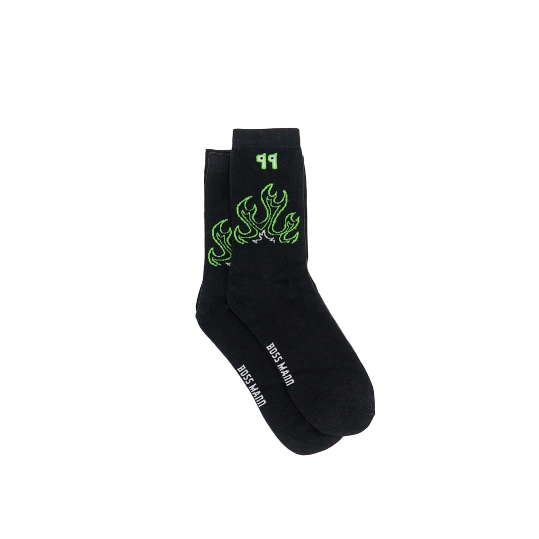 BO99MANN FIRE SOCKS - BLACK